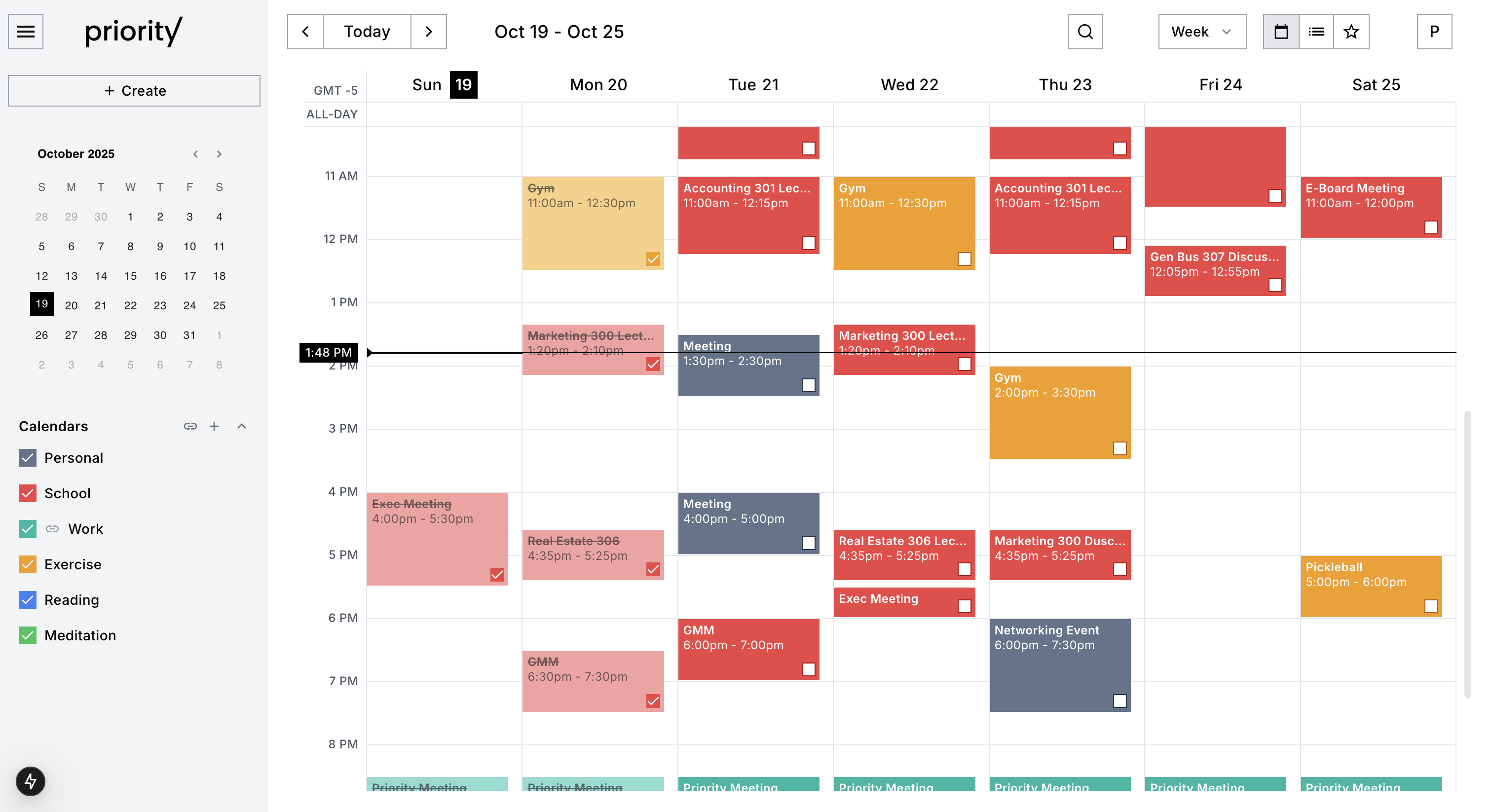 Preview of the application